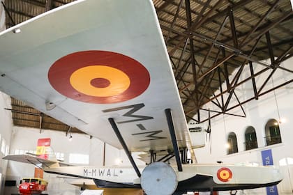 El Plus Ultra, que realizó el primer vuelo entre España y el Río de la Plata. Museo del Transporte.