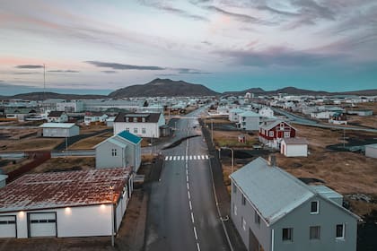 El poblado de Grindavik, Islandia (AP foto/Bjorn Steinbekk)