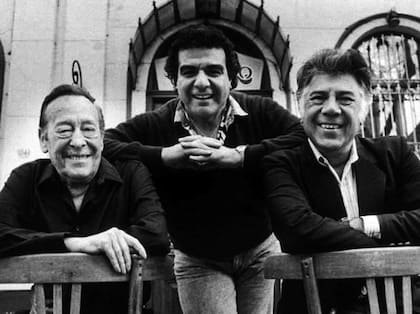 El "Polaco" Goyeneche, Rubén Juárez y Raúl Lavié, una parte del corazón tanguero de nuestro país