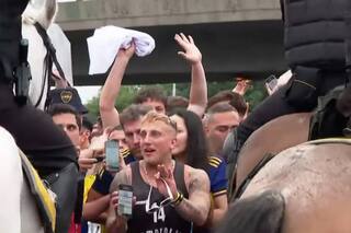 El mal momento que vivió El Polaco en el ingreso al Maracaná y que generó repudio en las redes