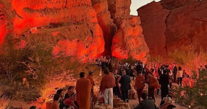 El polémico casamiento en la Quebrada de las Conchas
