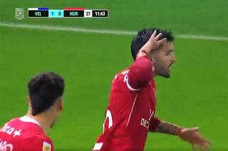 Benjamín Garré: gol del empate, festejo a lo Topo Gigio, pisadas y pedido de disculpas