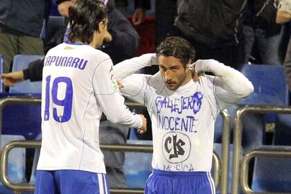 El polémico festejo de Franco Zuculini