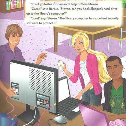 El polémico libro donde Barbie intenta ser una ingeniera en informática pero necesita la ayuda de los hombres