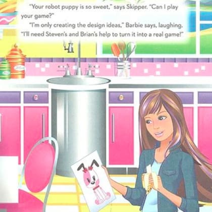 El polémico libro donde Barbie intenta ser una ingeniera en informática pero necesita la ayuda de los hombres