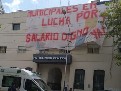 El Policlínico Central de San Justo, epicentro de la protesta contra Espinoza