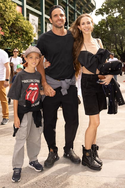 El polista "Magoo" Laprida fue con su mujer, Rochi Losa y su hijo, Rafa