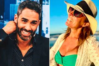 El Pollo Álvarez sorprendió a Sandra Borghi en sus vacaciones: "¿Qué hora es?"