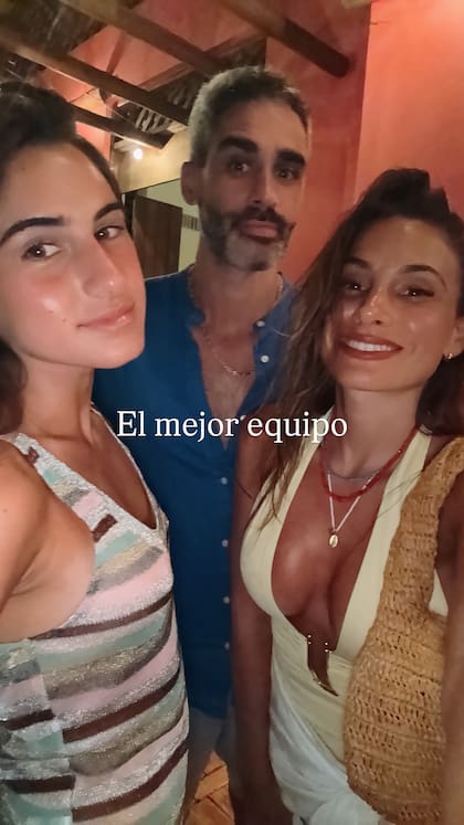 El Pollo Álvarez y Tefi Russo también viajaron a Brasil con Bianca, hija de la influencer