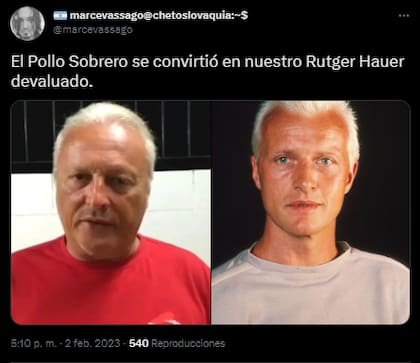 El Pollo Sobrero cambió de look y estallaron los memes (Foto: Twitter)