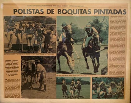 El polo de "boquitas pintadas". Las hermanas Blaquier, protagonistas de un artículo en LA NACION