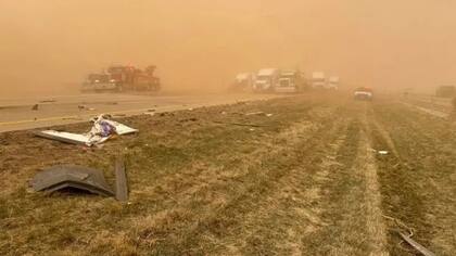 El polvo puede reducir rápidamente la visibilidad, provocando accidentes de tráfico mortales