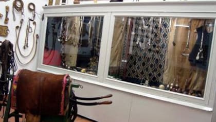 El poncho que Solané tenía cuando fue asesinado