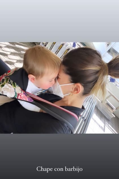 El portabebés de Louis Vuitton de Eugenia Suárez