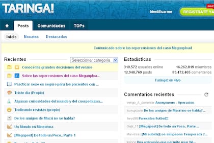El portal creado por argentinos emitió un comunicado negando vínculos comerciales con Megaupload