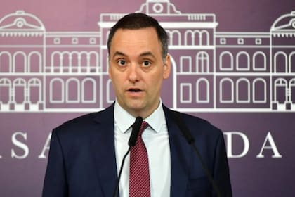 El portavoz presidencial Manuel Adorni