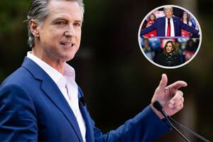 El posicionamiento nacional de Gavin Newsom podría perjudicarlo en California (Montaje sobre foto de AP Foto/Derrick Tuskan, archivo)