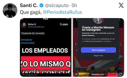 El posteo con el que Caputo buscó dejar en evidencia al clan Menem