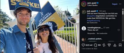 El posteo con el que Jack y Claudia confirmaron el romance