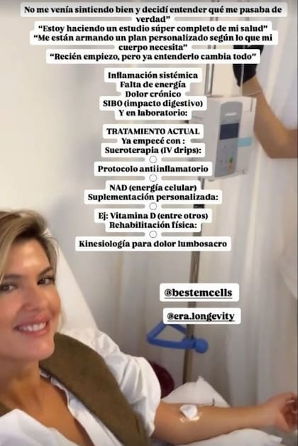 El posteo con el que la actriz informó acerca de su situación personal a través de las redes sociales