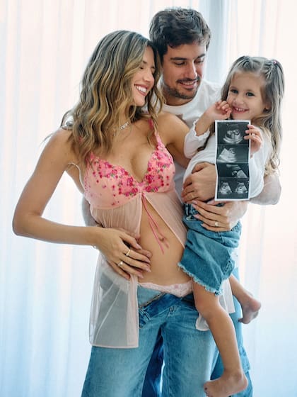 El posteo con el que Stephanie Demner y Guido Pella anunciaron la llegada de su segunda hija