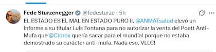 El posteo de Sturzenegger