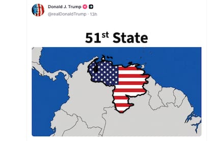 El posteo de Trump