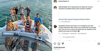 El posteo de Adamari López sobre su fin de semana de relax