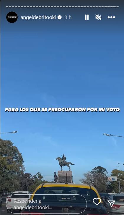 El posteo de Ángel de Brito