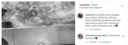 El posteo de Anto Roccuzzo luego del ataque a su familia en Rosario