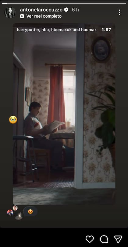 El posteo de Antonela Roccuzzo en historias de Instagram