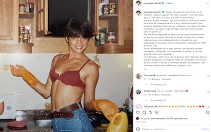 El posteo de Araceli en Instagram