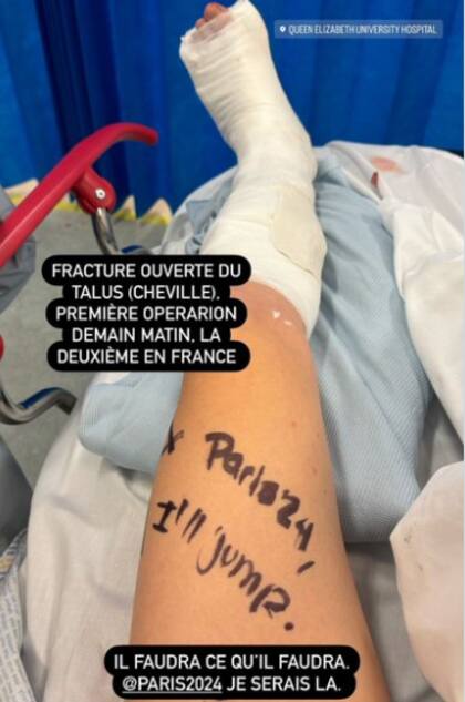 El posteo de Chevrier en Instagram