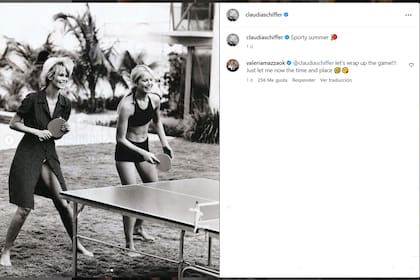 El posteo de Claudia Schiffer
