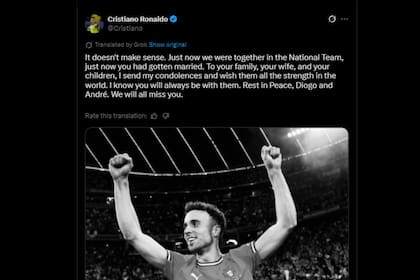 El posteo de Cristiano Ronaldo