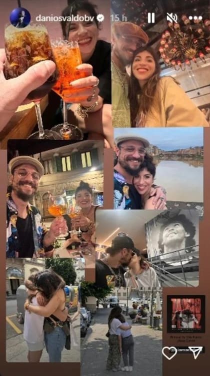 El posteo de Daniel Osvaldo en medio de la polémica entre Jimena Barón y Giannina Maradona