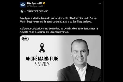 El posteo de despedida de FOX Sports a su histórico comentarista