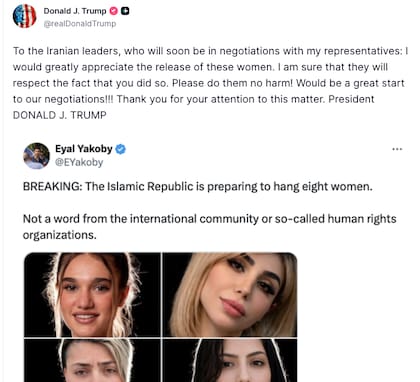 El posteo de Donald Trump en su red social, Truth Social