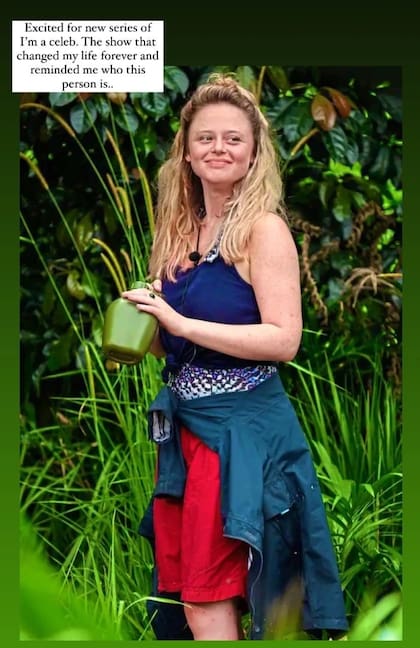 El posteo de Emily Atack acerca de cuando comenzó en I'm A Celebrity... Get Me Out Of Here