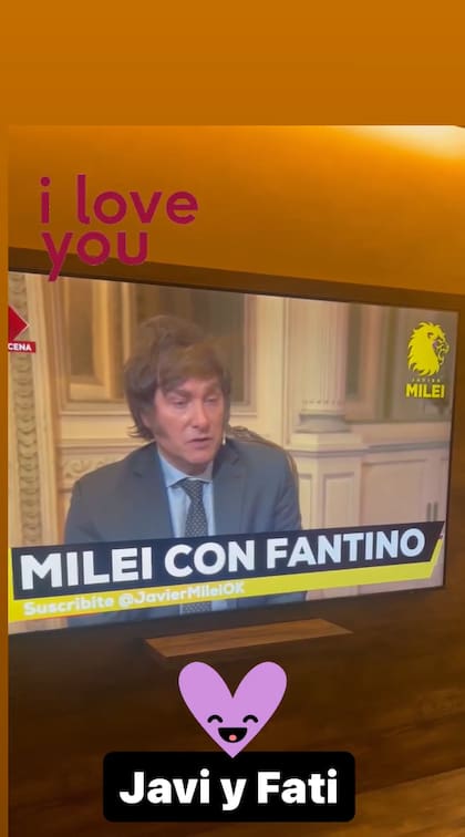 El posteo de Fátima Florez sobre Javier Milei