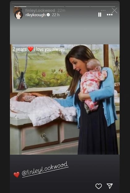 El posteo de Finley Lockwood que compartió Riley Keough