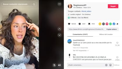 El posteo de Fiorella, donde relató su compleja situación en Brasil luego de que la drogaran en una favela