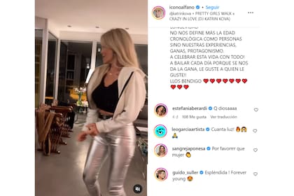 El posteo de Graciela Alfano y el comentario de la China Suárez