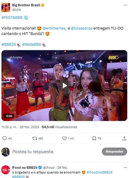 El posteo de Gran Hermano Baril con la aparición de Emilia en el reality que se hizo viral
