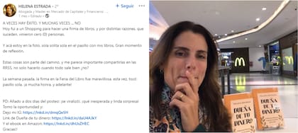 El posteo de Helena Estrada que se hizo viral (Foto: Linkedin Helena Estrada)