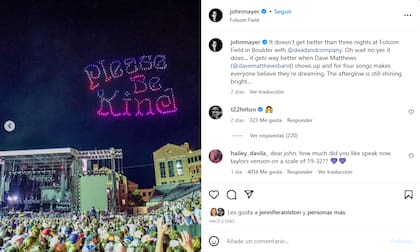 El posteo de John Mayer que se cree que es una indirecta a Taylor Swift