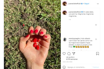 El posteo de Juana desde el campo que gener desconcierto