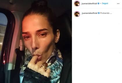 El posteo de Juana Viale que generó todo tipo de comentarios (Foto: Captura Instagram/@juanavialeoficial)
