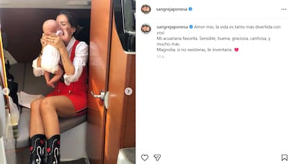 El posteo de la China Suárez sobre el cumpleaños de Magnolia y la dedicatoria que le hizo