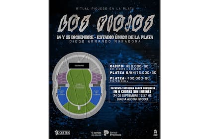 El posteo de la cuenta oficial de Instagram donde se explican los detalles de las entradas para los shows